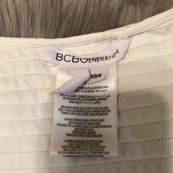 BCBGeneration White body con dress suze XS/S - Picture 4 of 4